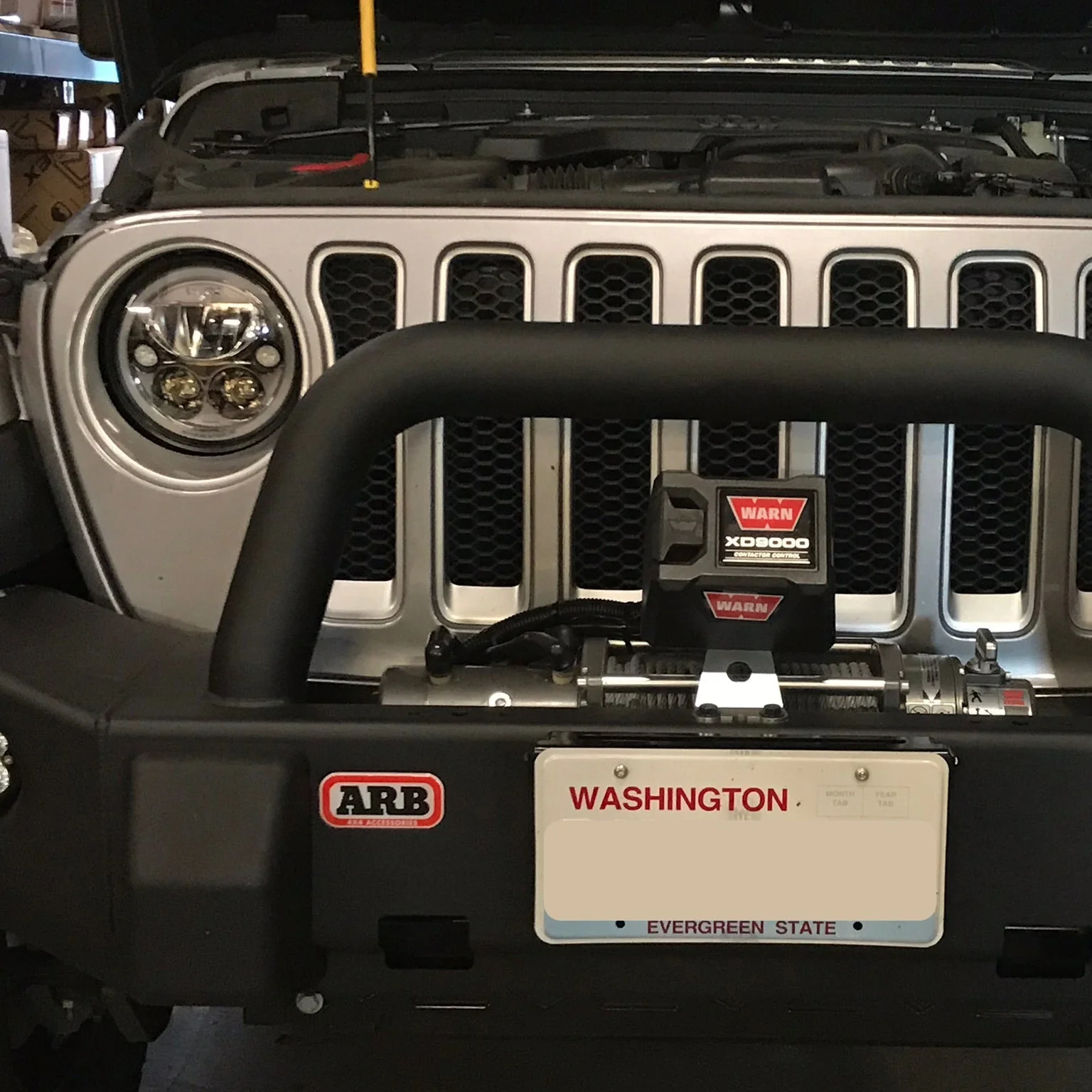 18+ Jeep JL / '20+ Jeep Gladiator VX LED Headlight Kit - Black Chrome | Amber Halo - Image 5