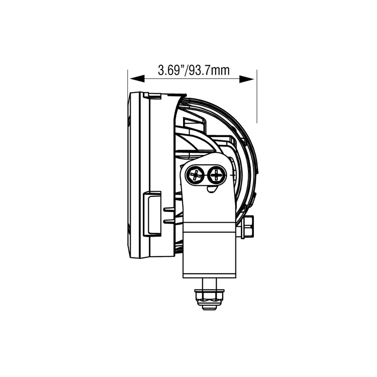 2016-2023 Toyota Tacoma A-Pillar Mounts with 4.7" CG2's - Image 4