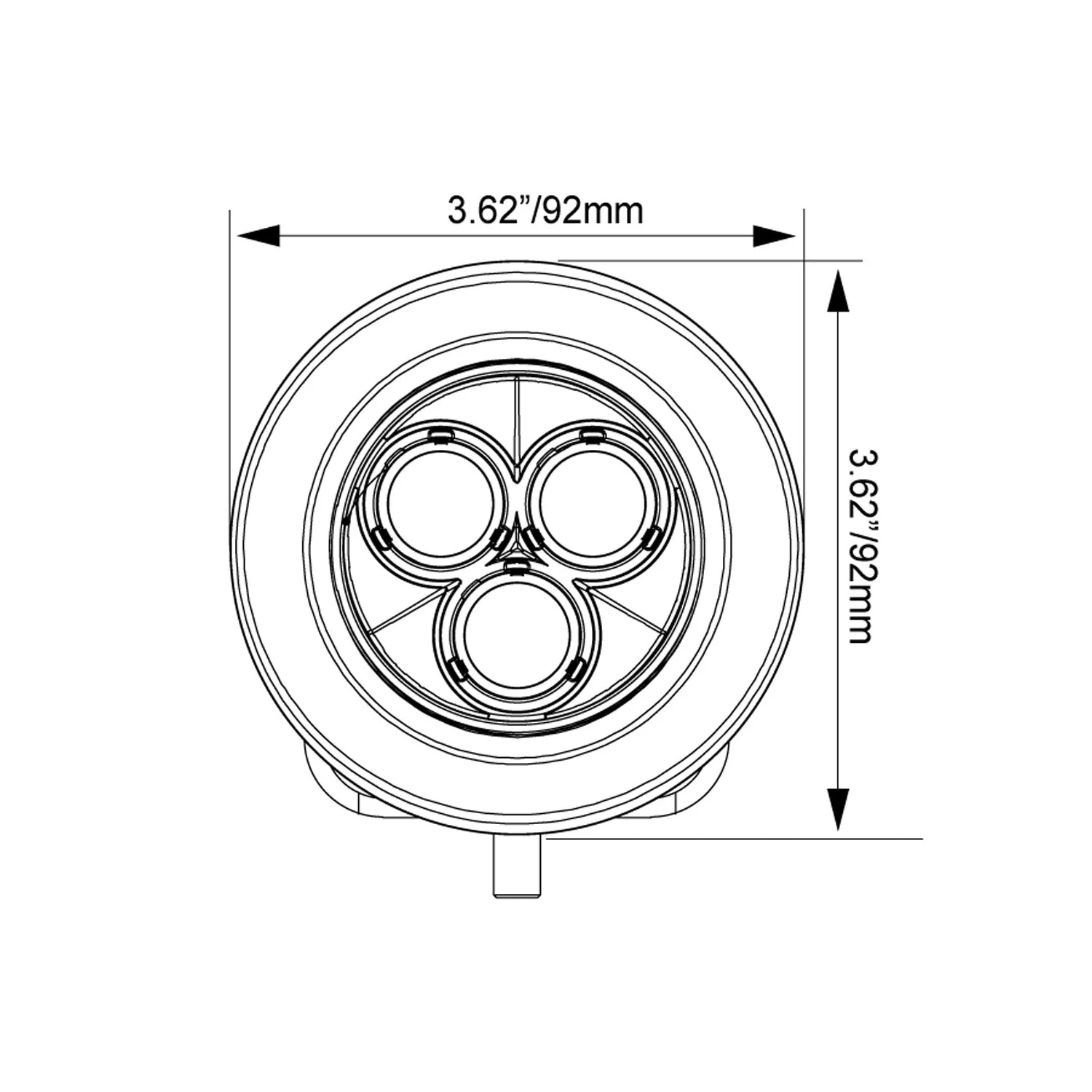 2016-2023 TOYOTA TACOMA A-PILLAR MOUNTS WITH MINI CANNONS - Image 4