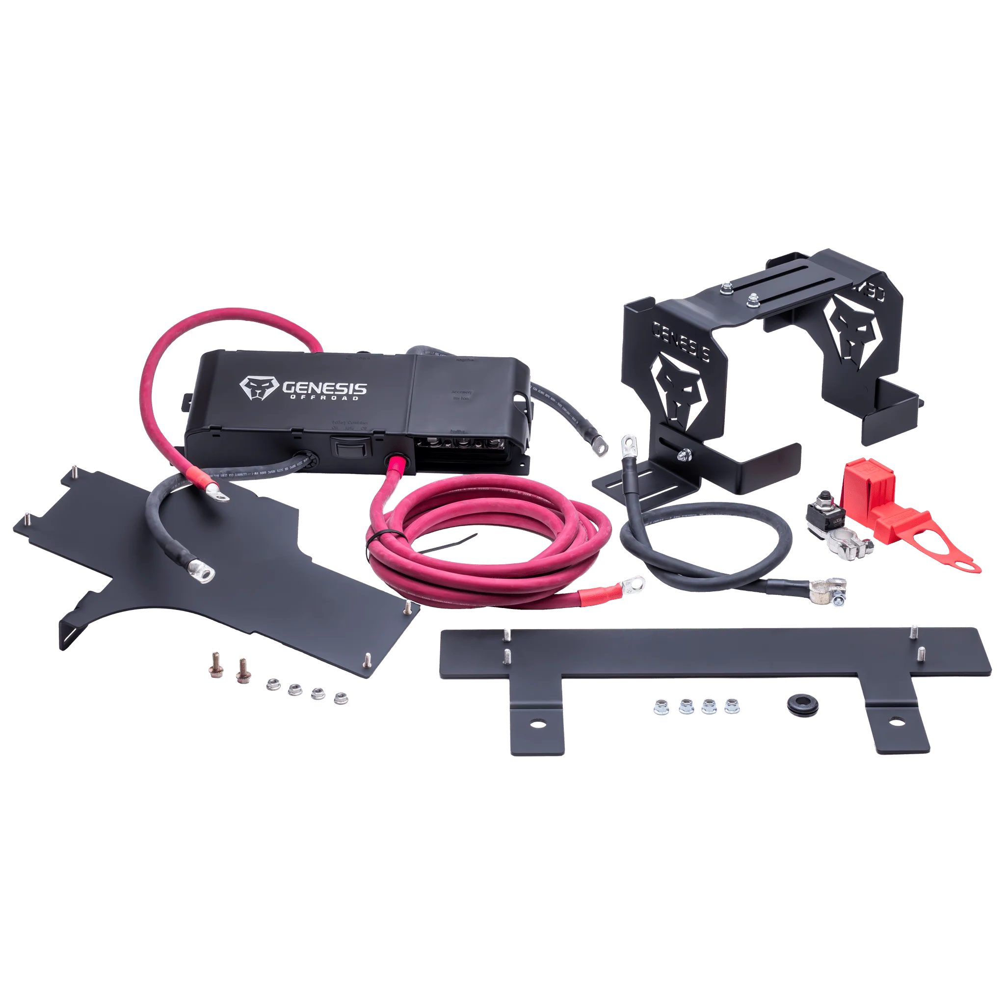 2020-2023 Diesel Wrangler Dual Battery Kit - Under Hood - Image 2