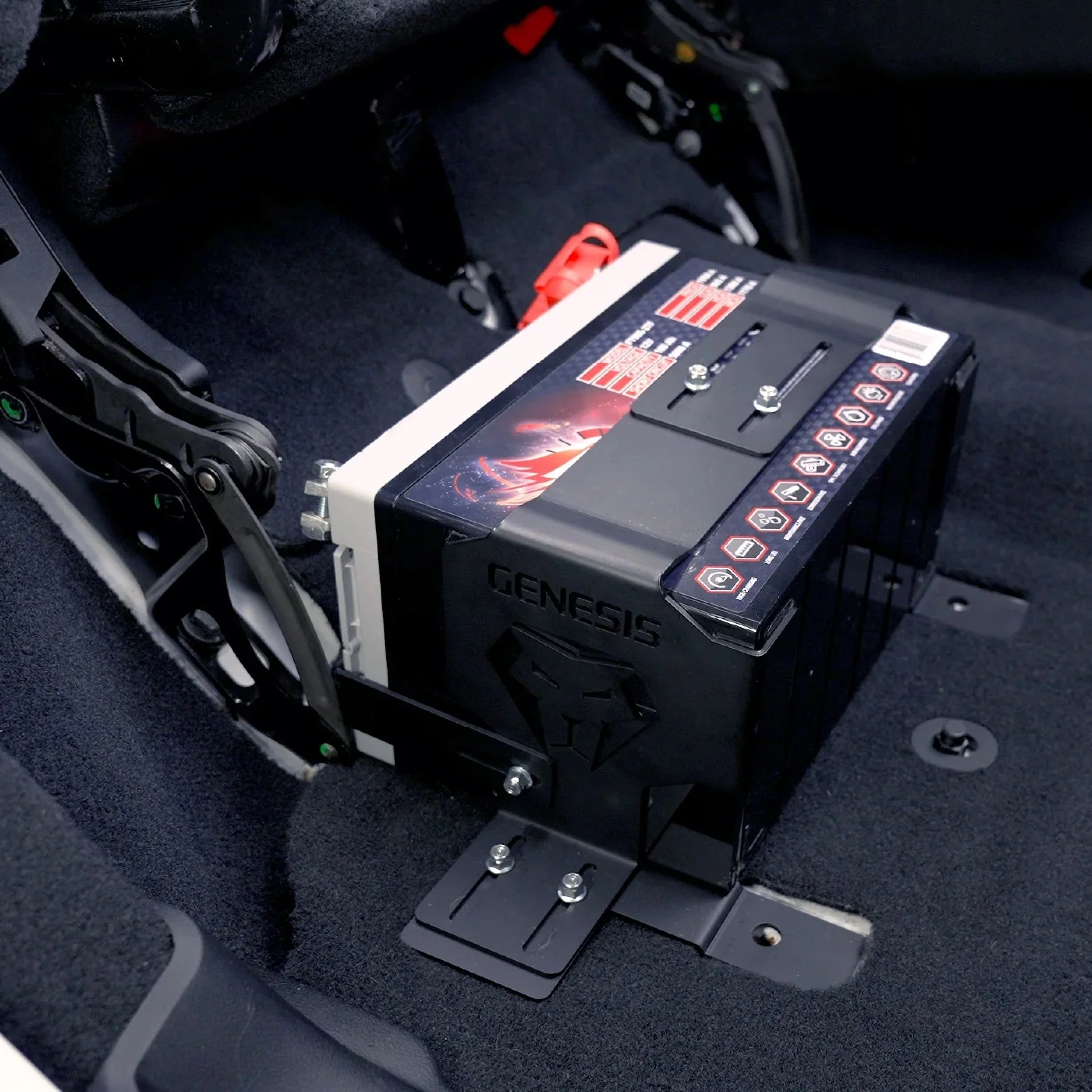 2020-2023 Diesel Wrangler Dual Battery Kit - Under Hood - Image 4