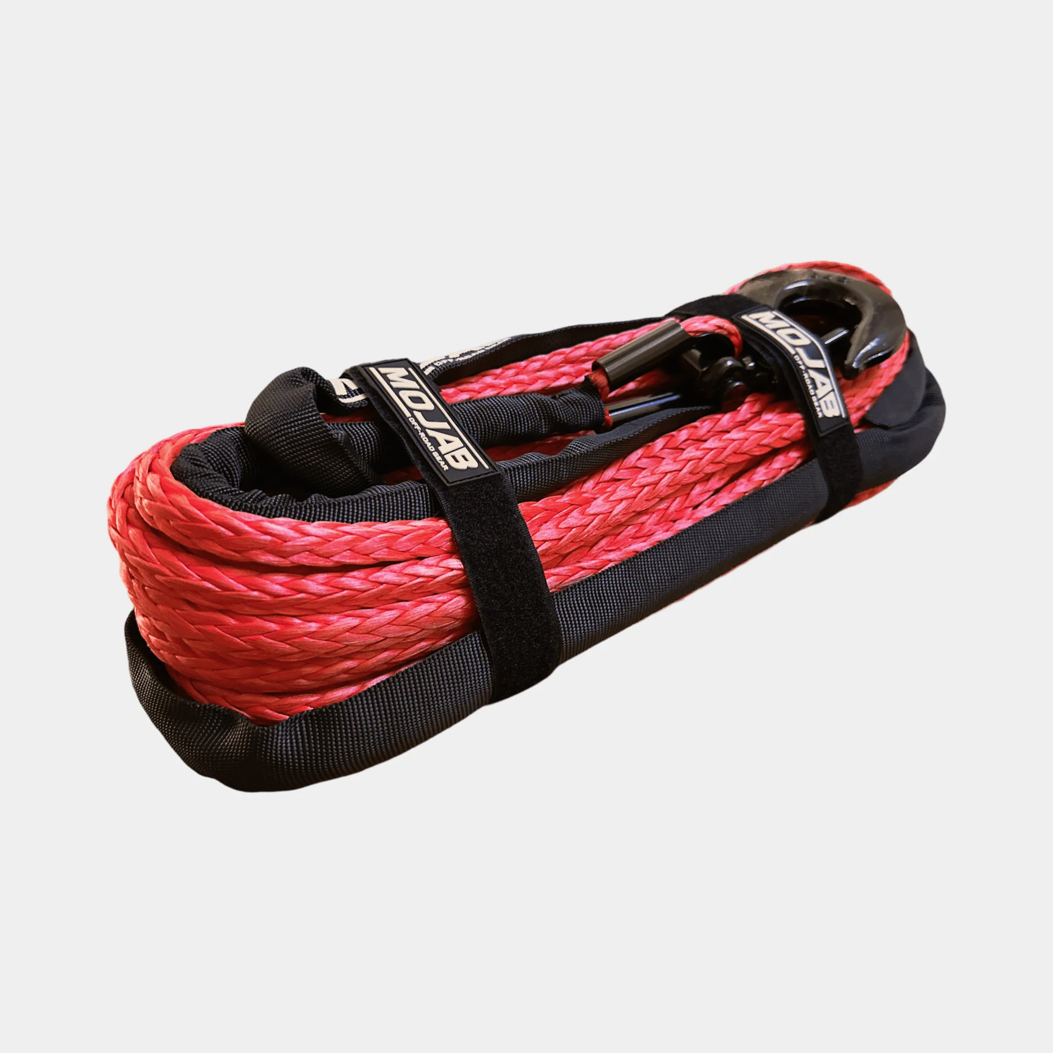 3/8'' x 85' Synthetic Winch Rope with Removeable forged winch hook - Image 3