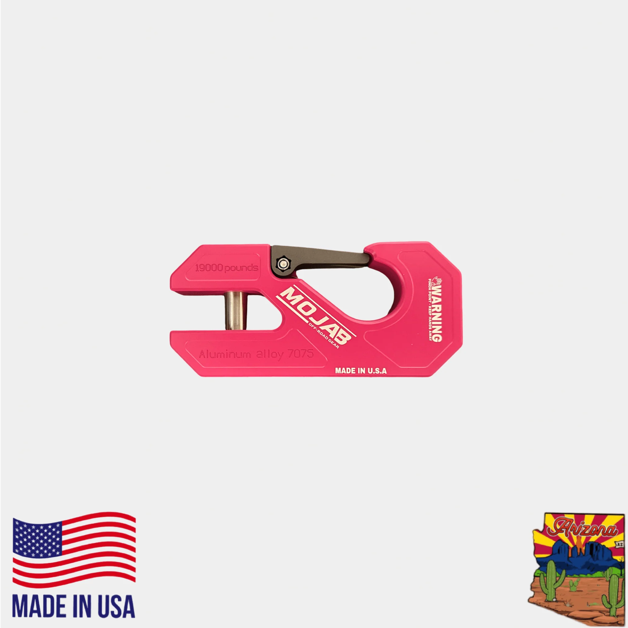 Aluminum winch shackle, closed latch (LIFE TIME WARRANTY*) - Image 11