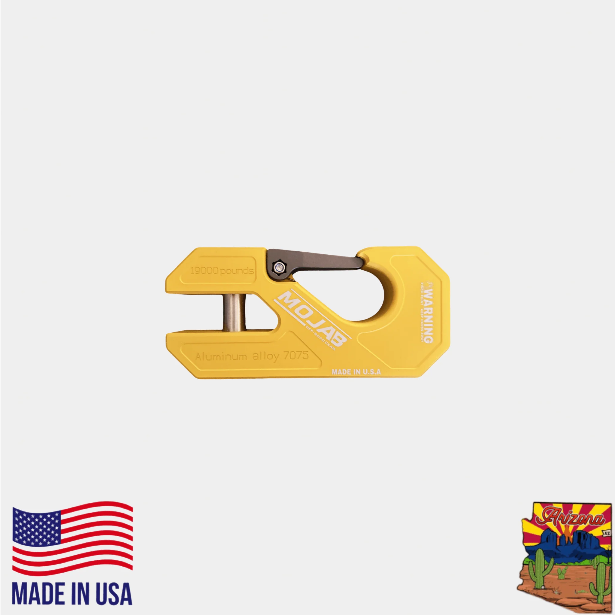 Aluminum winch shackle, closed latch (LIFE TIME WARRANTY*) - Image 17