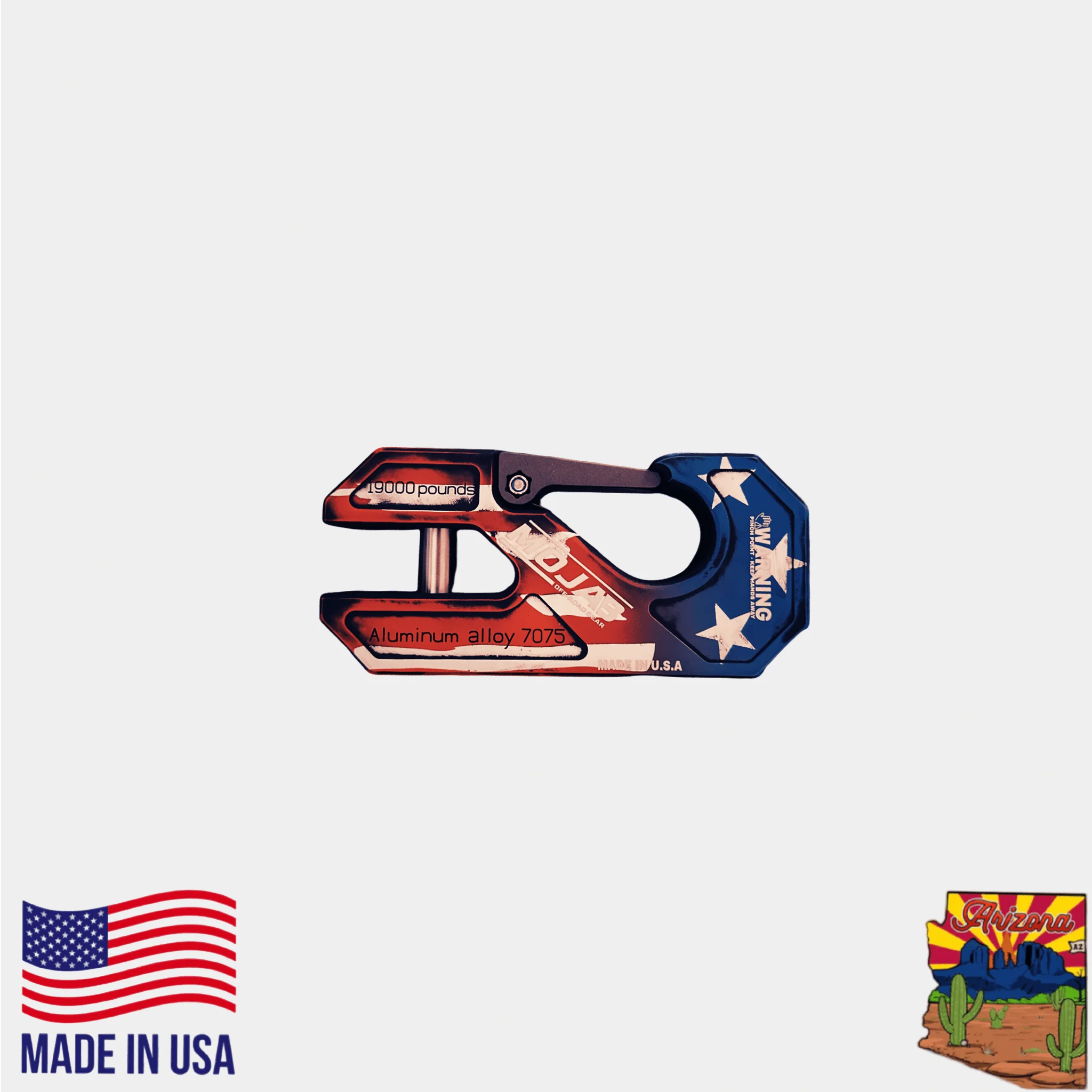 Aluminum winch shackle, closed latch (LIFE TIME WARRANTY*) - Image 19