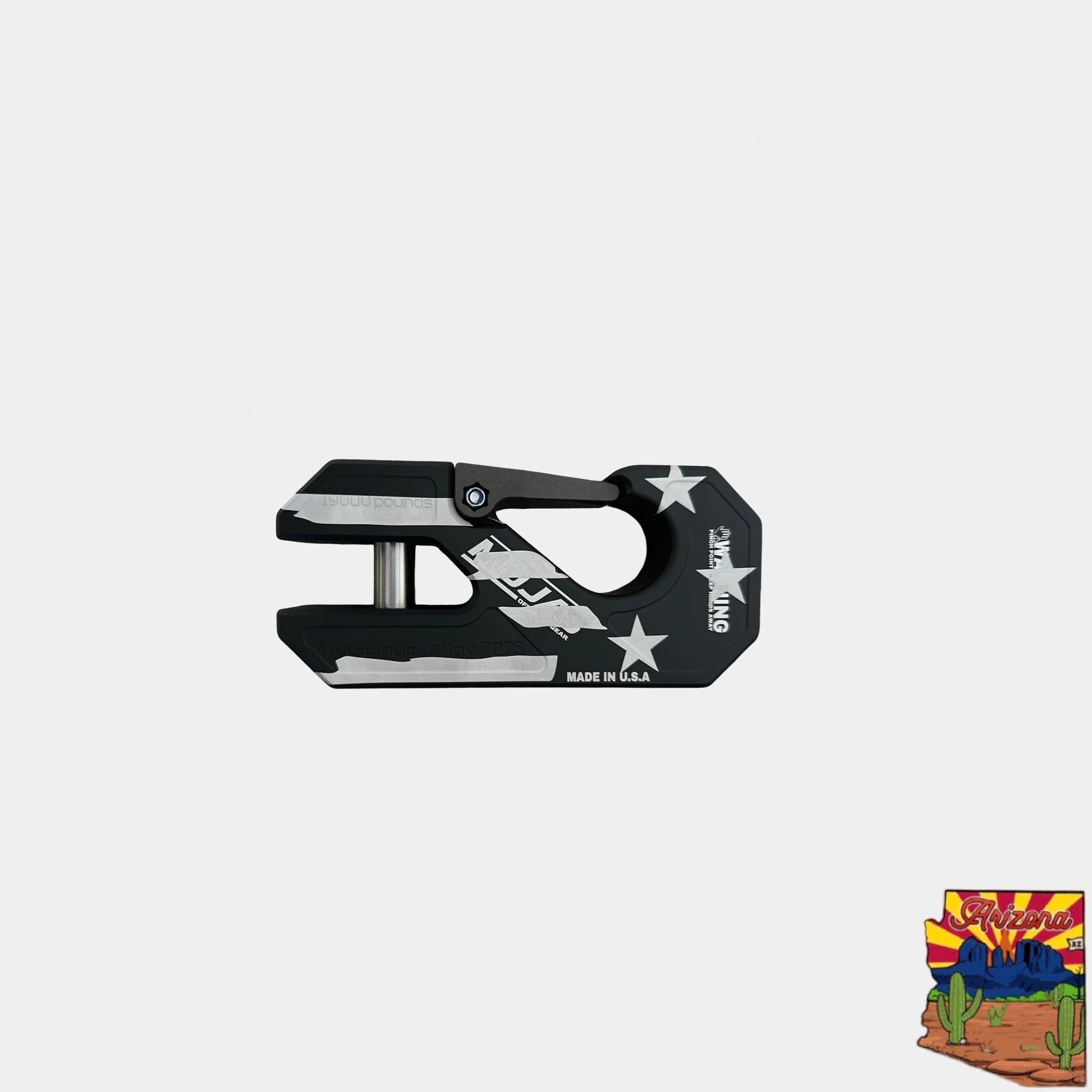 Aluminum winch shackle, closed latch (LIFE TIME WARRANTY*) - Image 20