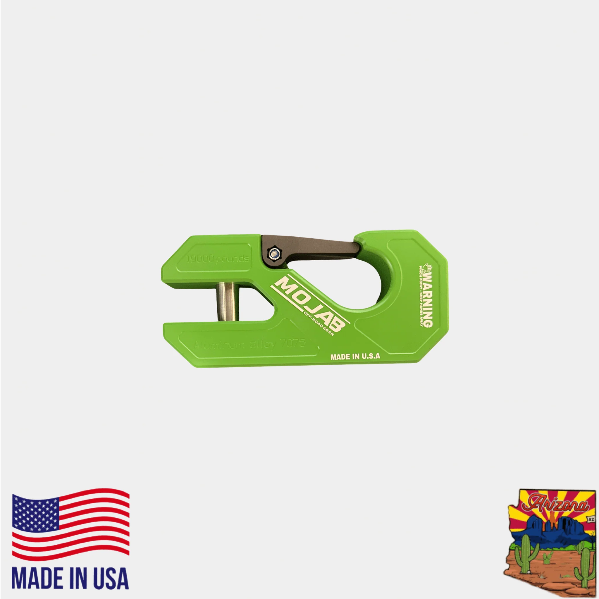 Aluminum winch shackle, closed latch (LIFE TIME WARRANTY*) - Image 9