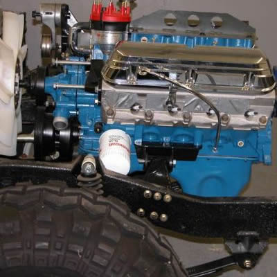 M.O.R.E. Jeep CJ Ford V8 Motor Mount Conversion Kit (1976–86) - Image 5