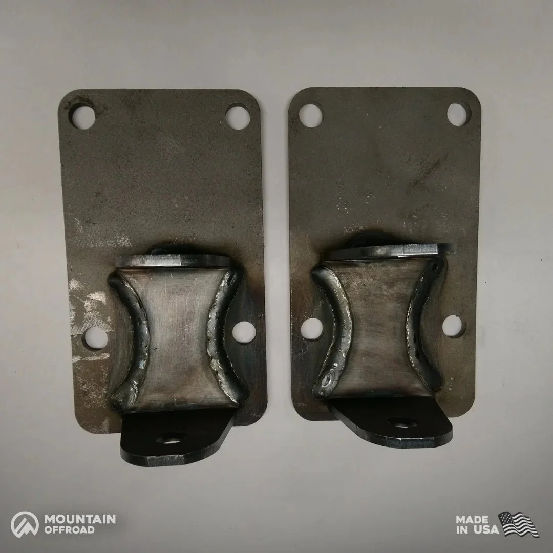 "Bomb Proof" Motor Mount Conversion Kit Chevy LS (Gen III & IV) for Jeep Wrangler YJ (1987-95)
