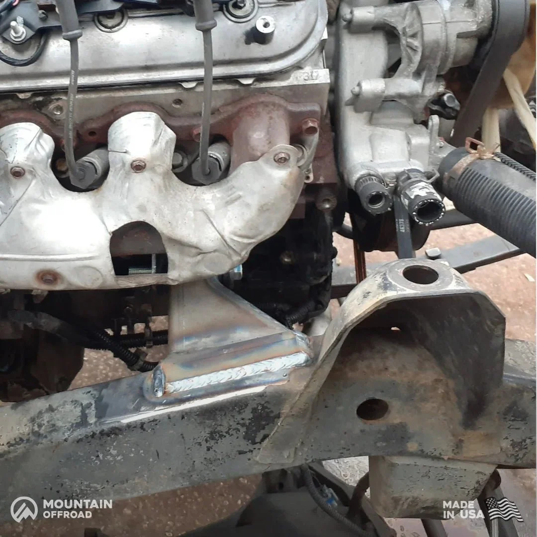 "Bomb Proof" Motor Mount Conversion Kit Chevy LS (Gen III & IV) for Jeep Wrangler YJ (1987-95) - Image 4