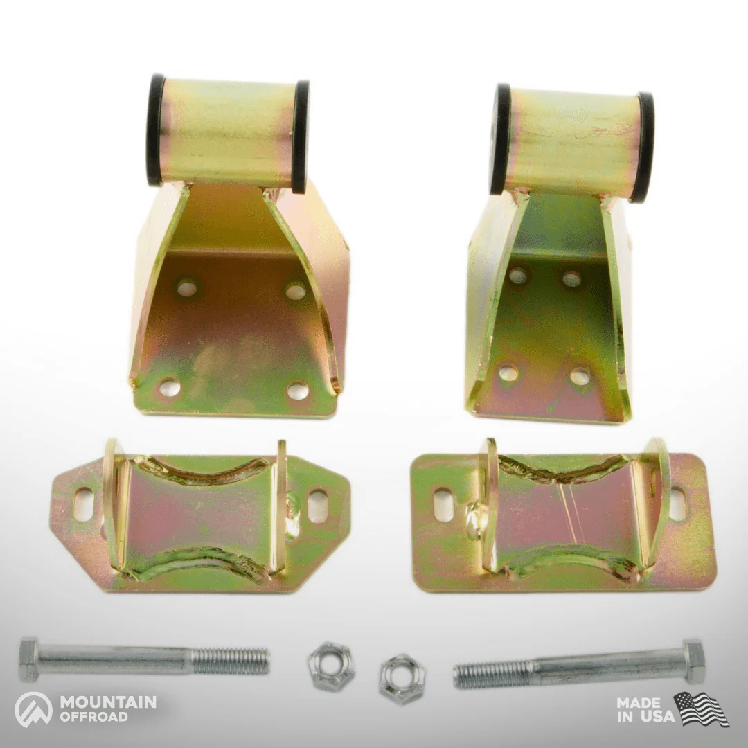 "Bomb Proof" Motor Mount Kit for Jeep CJ (1972-86) with AMC 6-cylinder 4.2L / pre-99 4.0L - Image 7