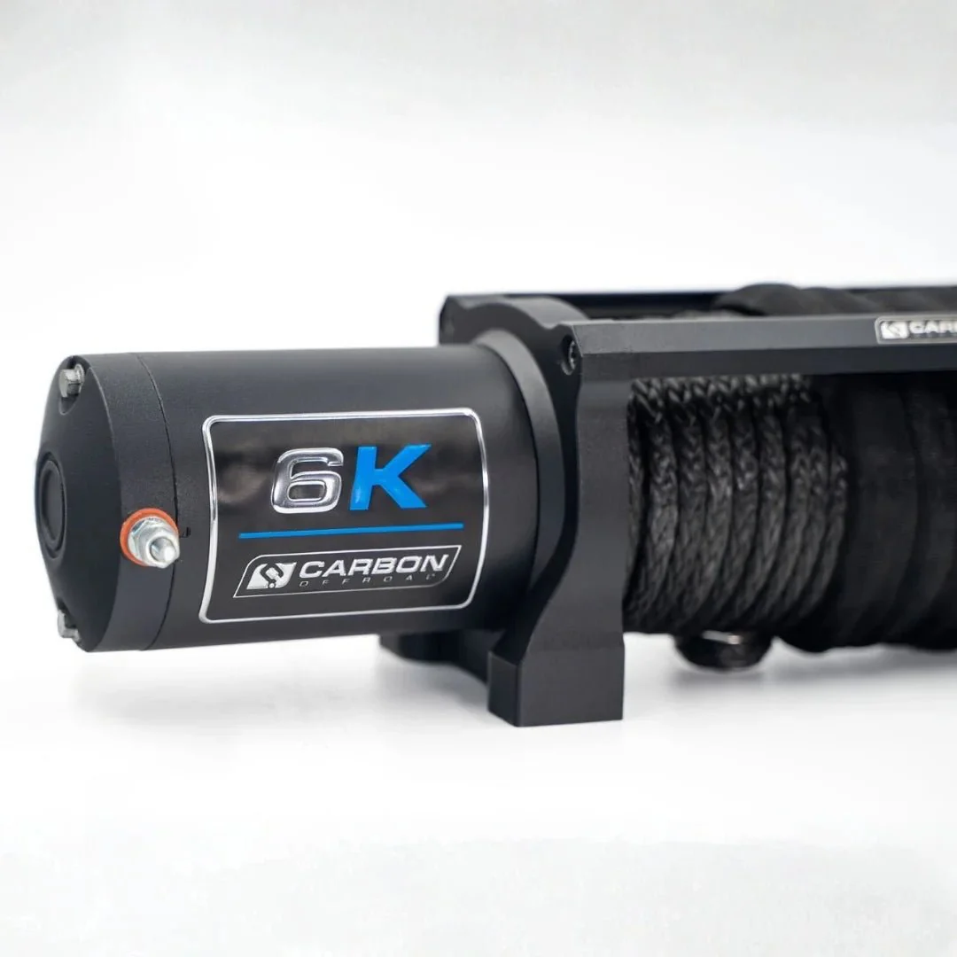 Carbon Offroad Long Drum 6000lb ATV/Small 4X4 Winch - Image 3