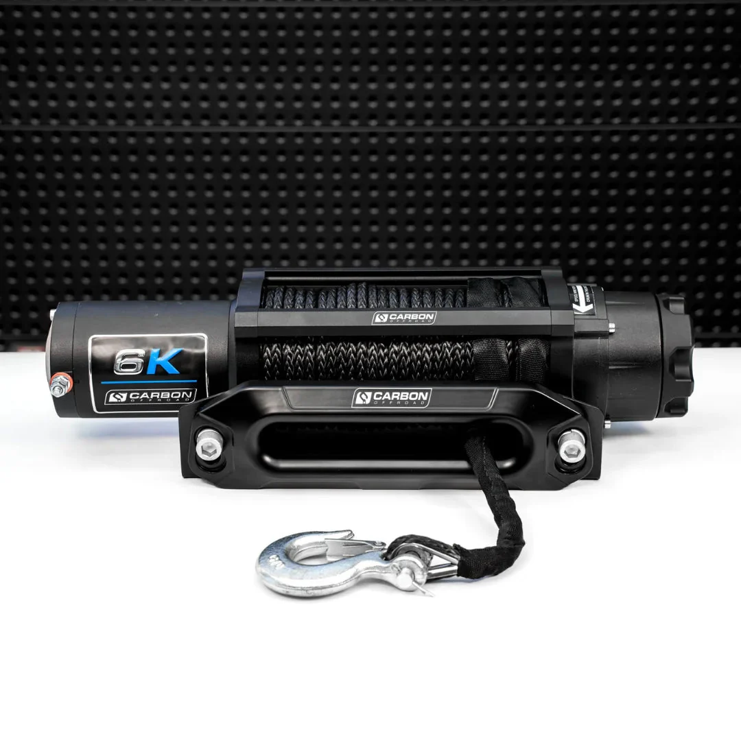 Carbon Offroad Long Drum 6000lb ATV/Small 4X4 Winch - Image 4