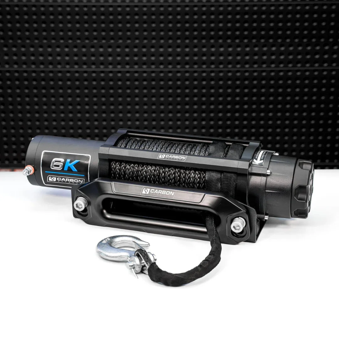 Carbon Offroad Long Drum 6000lb ATV/Small 4X4 Winch - Image 5