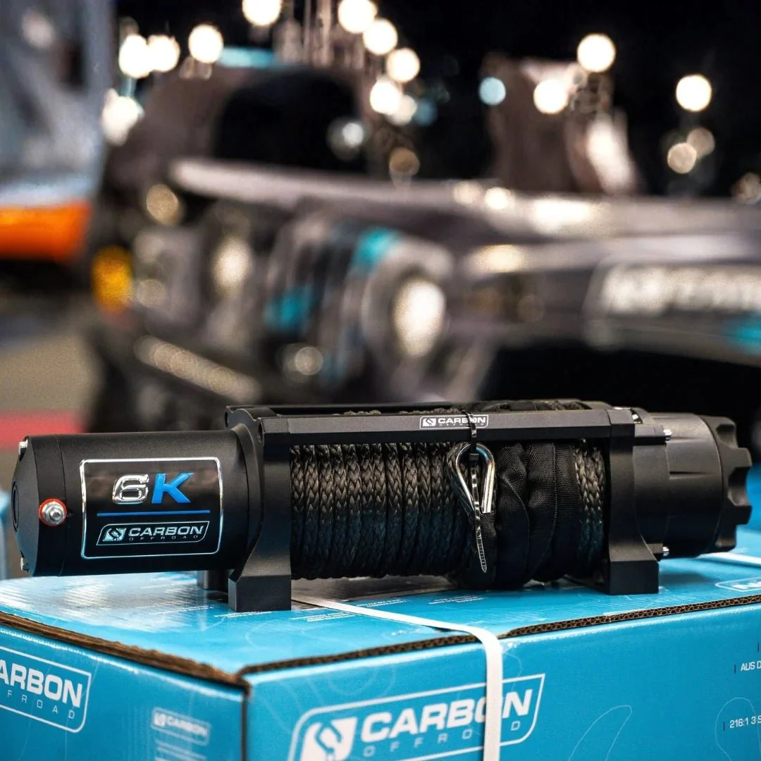 Carbon Offroad Long Drum 6000lb ATV/Small 4X4 Winch - Image 8