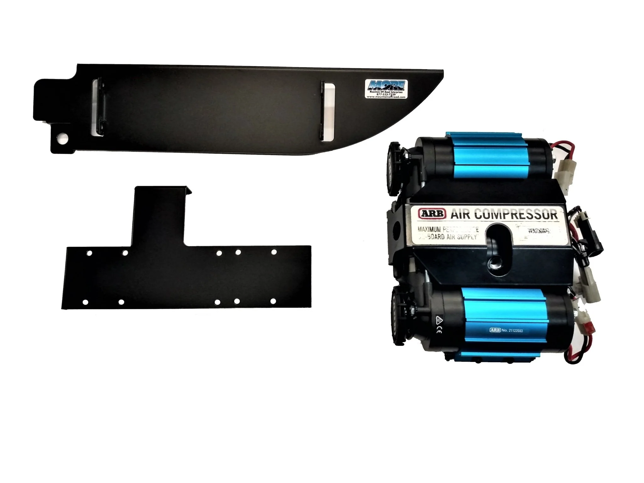 Bundle Pricing: ARB Mounting Bracket (ARBJKR2D) & ARB Twin Air Compressor (CKMTA12) for Jeep Wrangler JK 2 Door (2007-18)