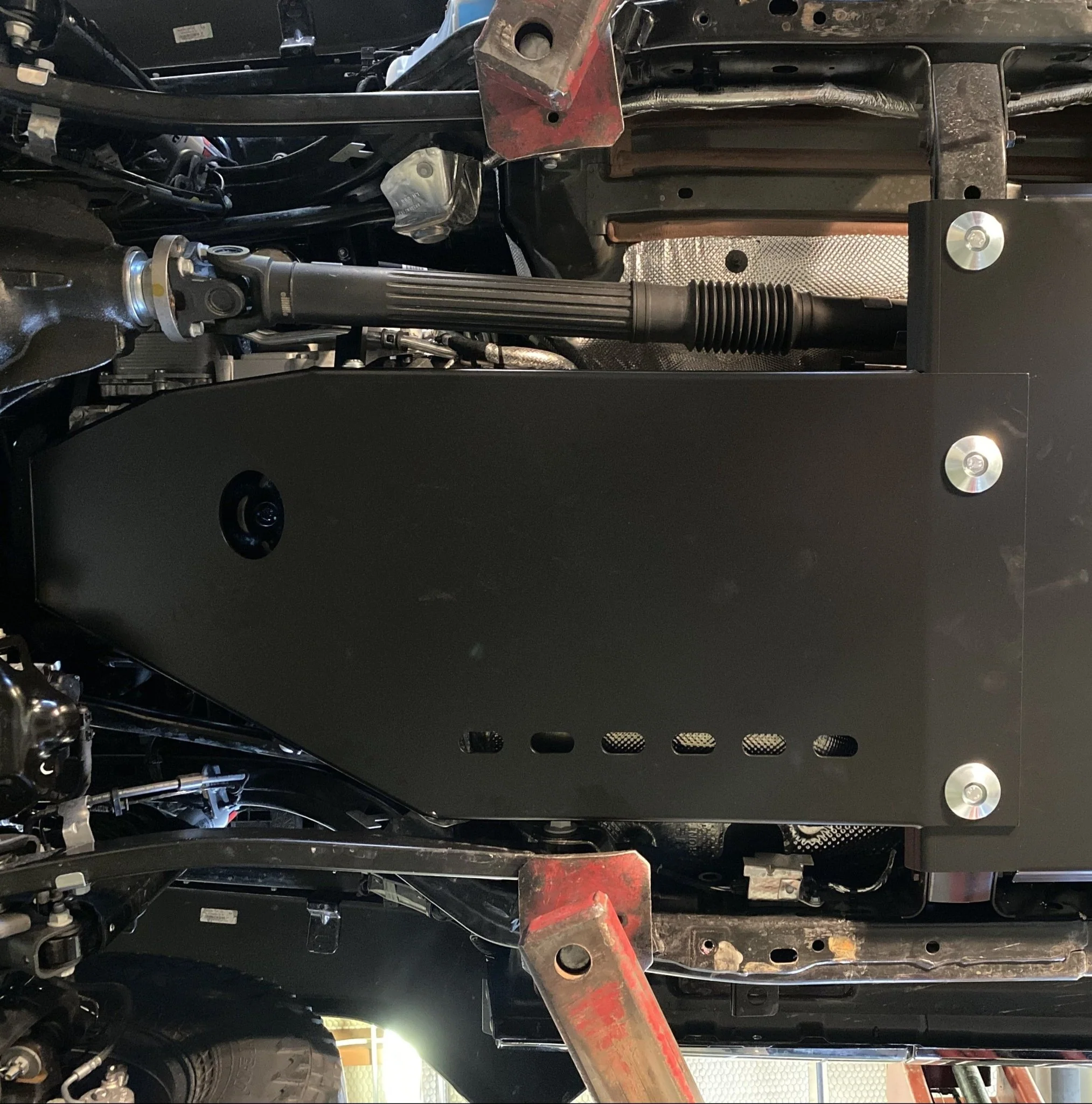Oil Pan / Transmission Skid Plate for Jeep Wrangler JLU with Turbo Diesel (3.0L) (2020+) - Image 3