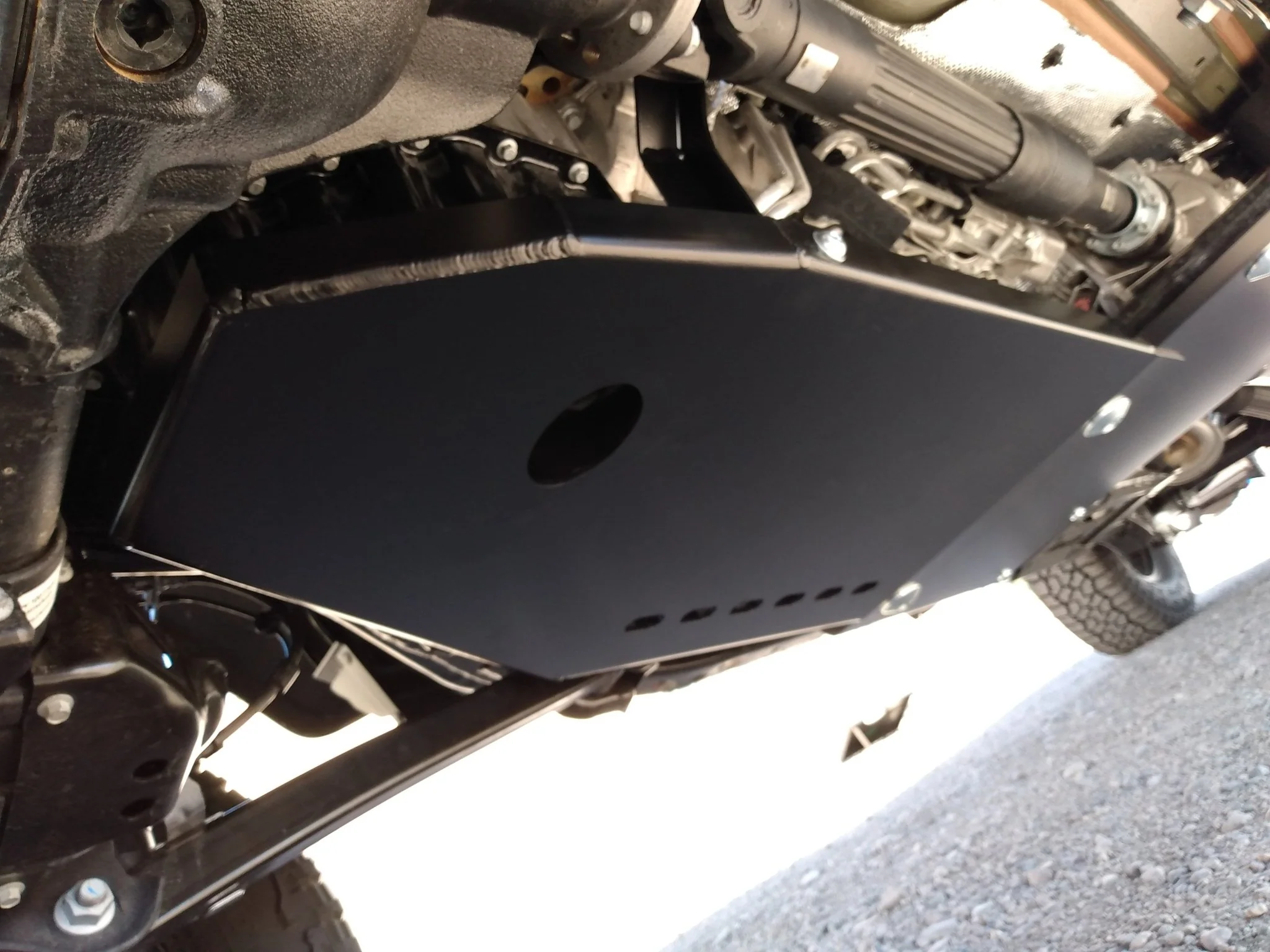 Oil Pan / Transmission Skid Plate for Jeep Wrangler JLU with Turbo Diesel (3.0L) (2020+) - Image 4