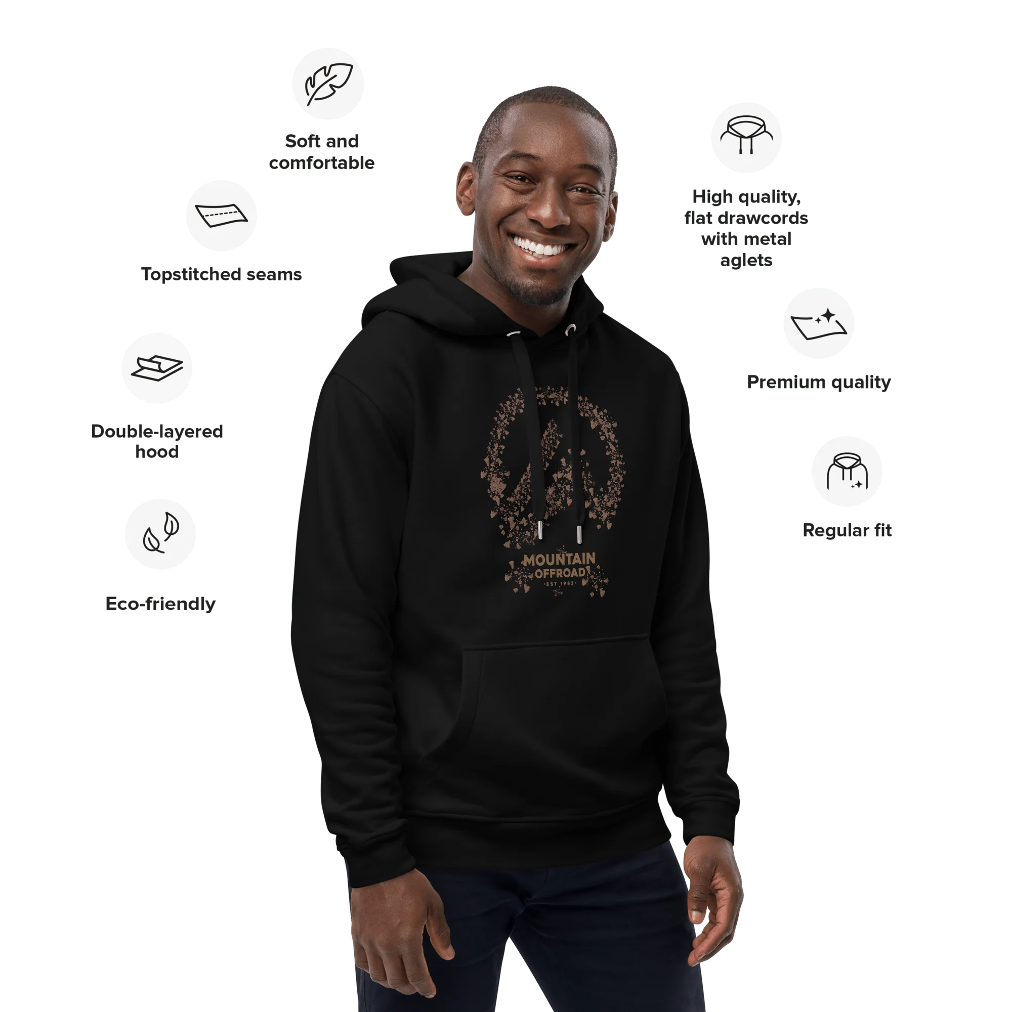 Mountain Offroad Dirt Logo Hoodie - Image 6