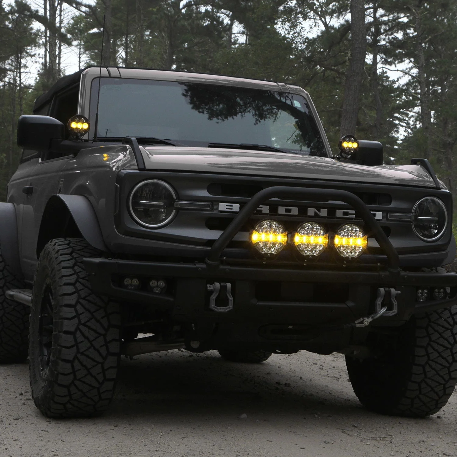 Front Bumper LED Light Kit - Ford Bronco 2021 + - Image 6