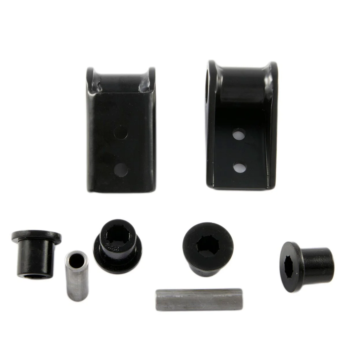 Rear Shackle Hanger System for Jeep CJ (1976-86) with YJ bushings