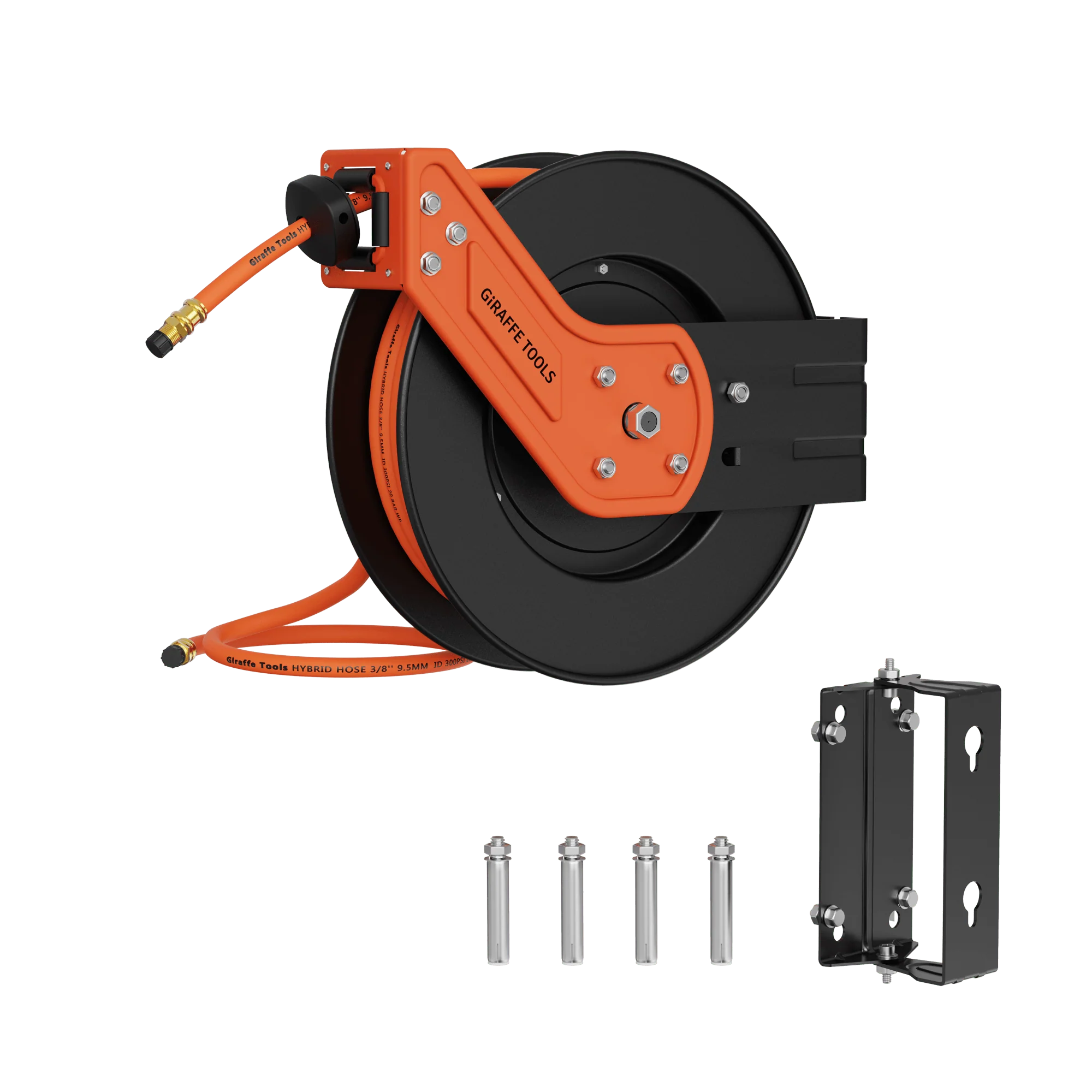 Retractable Air Hose Reel-Alloy Steel Reel-3/8in 25ft-50ft - Image 12