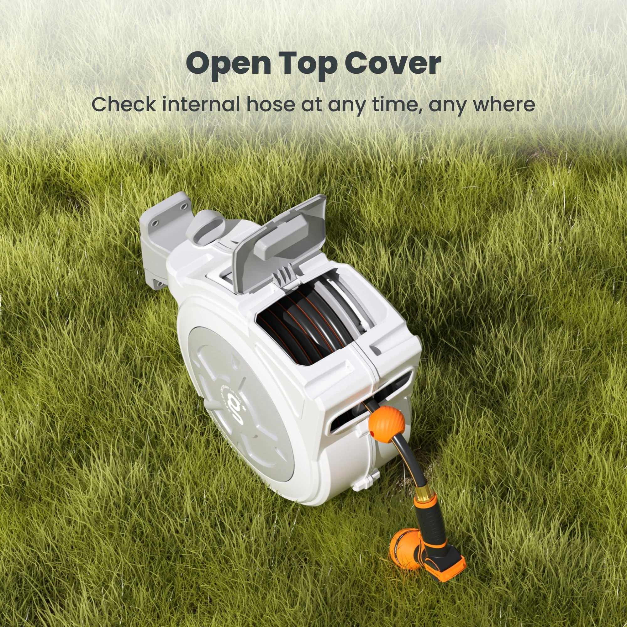 Retractable Garden Hose Reel-1/2 in-65ft - Image 5