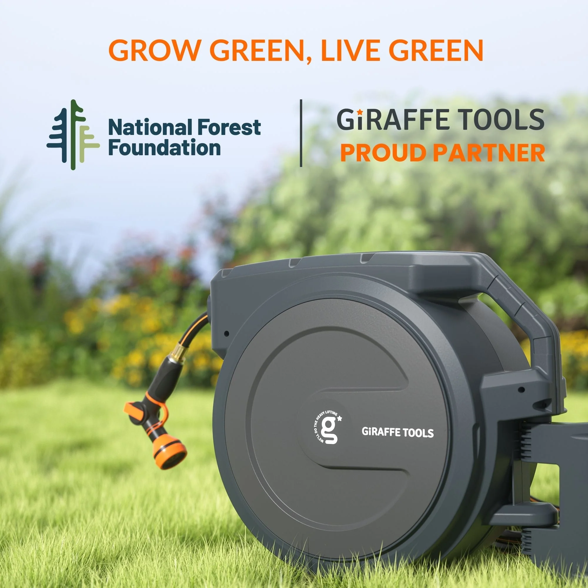 Retractable Garden Hose Reel-1/2in-78ft - Image 10