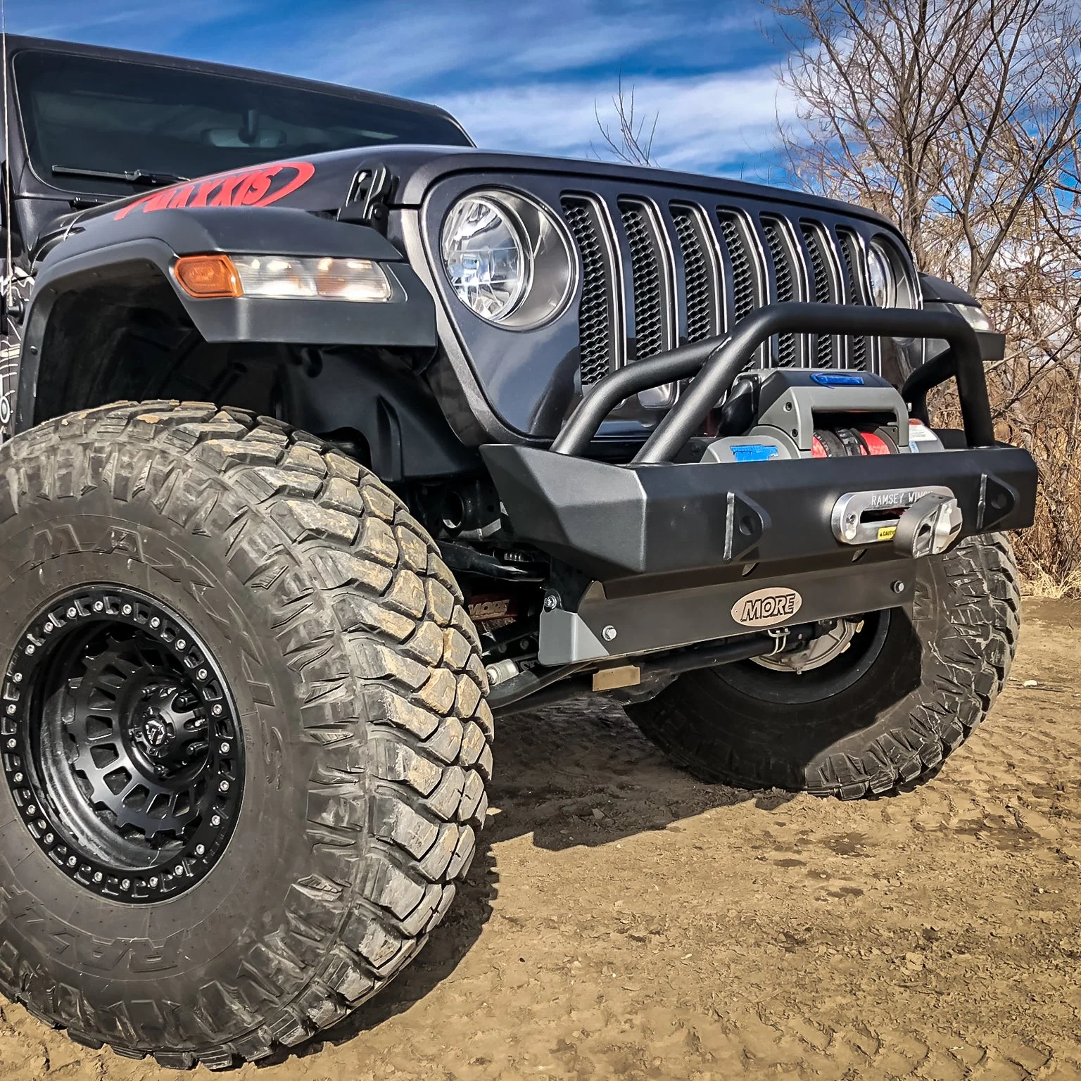 "Rock Proof" Front Bumper with Tube Work for Jeep Wrangler JL (2018+) - Image 3