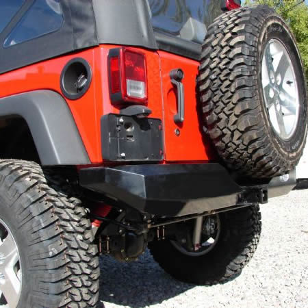 "Rock Proof" Rear Bumper with Clevis Mounts for Jeep Wrangler JK (2007-18) - Image 5