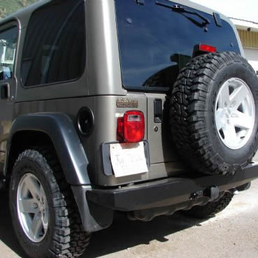 "Rock Proof" Rear Bumper with Clevis Mounts for Jeep Wrangler TJ (1997-06) / Wrangler Unlimited LJ (2004-06) - Image 2