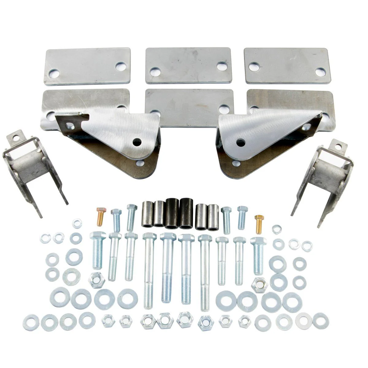 Shackle Reversal System with Bolt-On Shackle Hanger Brackets for Jeep CJ (1976-86) with 2.5" YJ Springs - Image 3