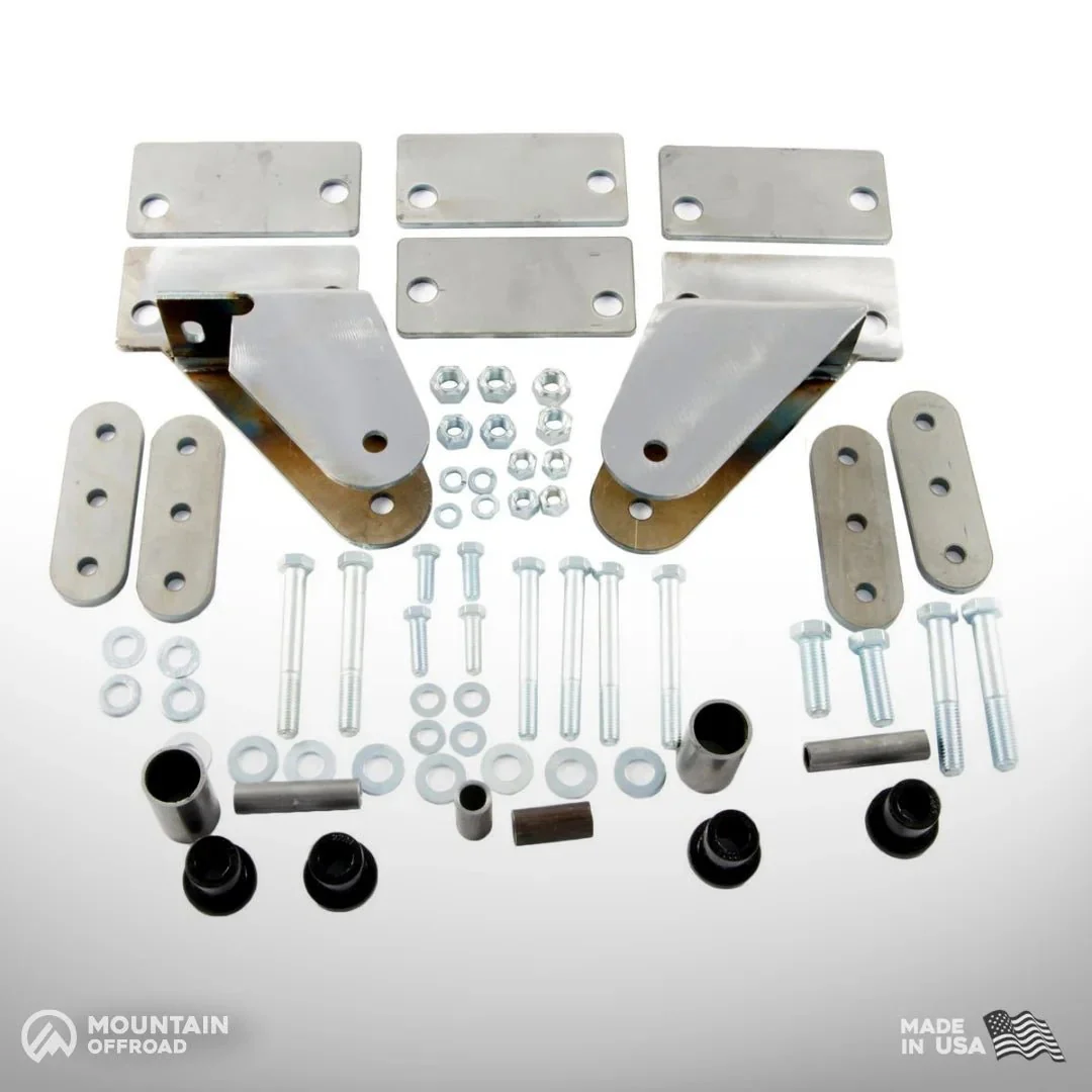 Shackle Reversal System for Jeep CJ (1976-86) with 2.5" YJ Springs - Image 2