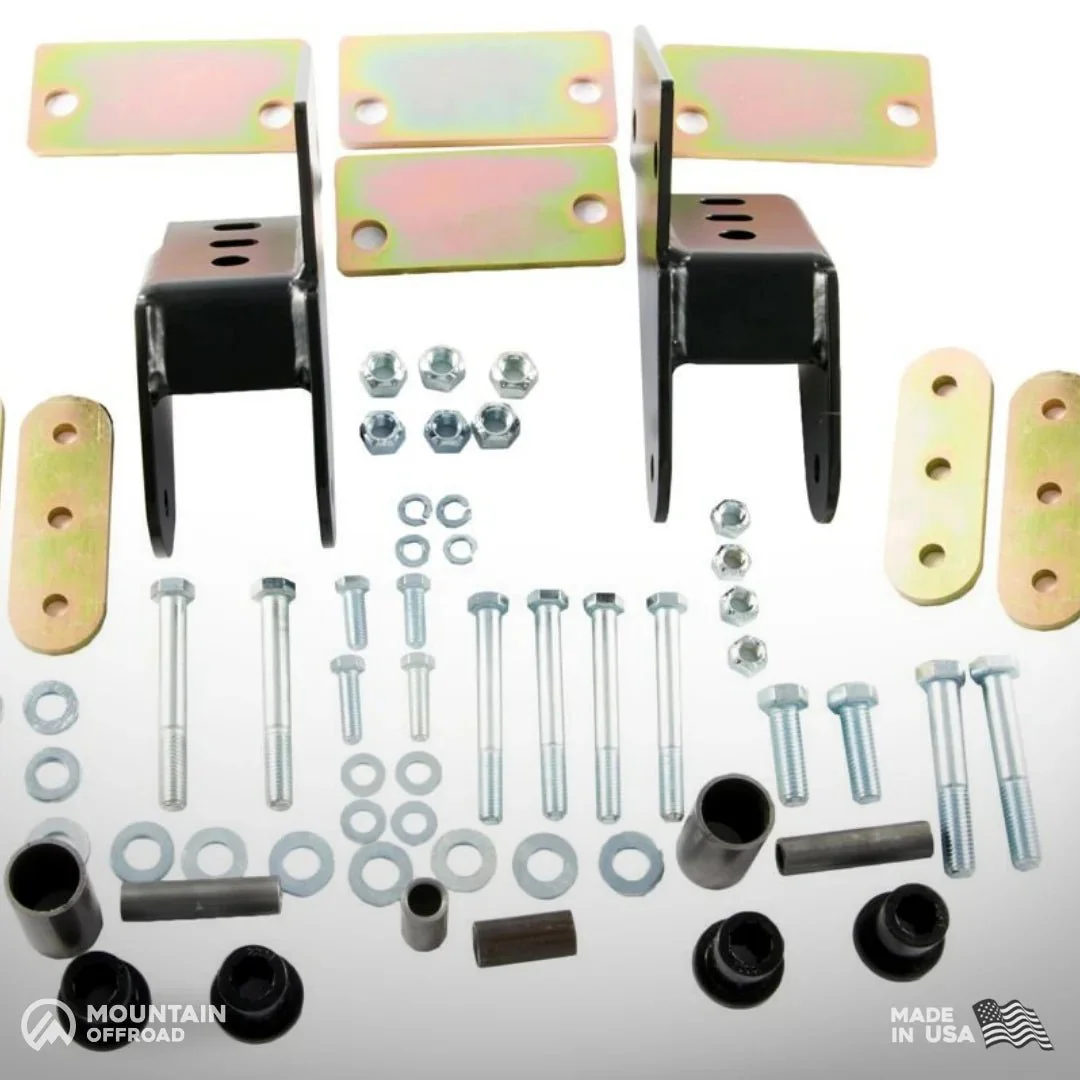 Shackle Reversal System for Jeep CJ (1976-86) with 2.5" YJ Springs - Image 22