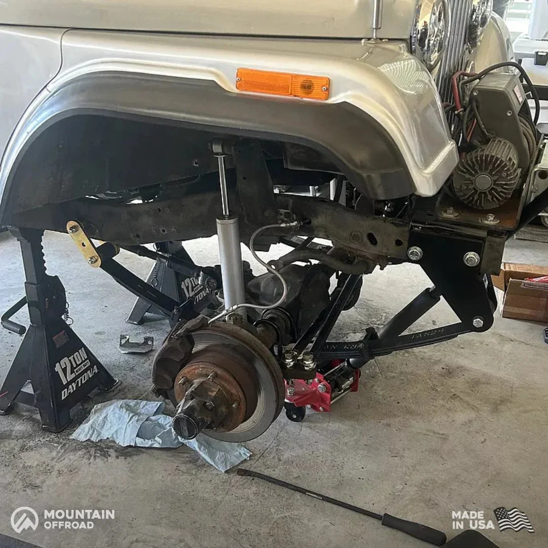 Shackle Reversal System for Jeep CJ (1976-86) with 2.5" YJ Springs - Image 6