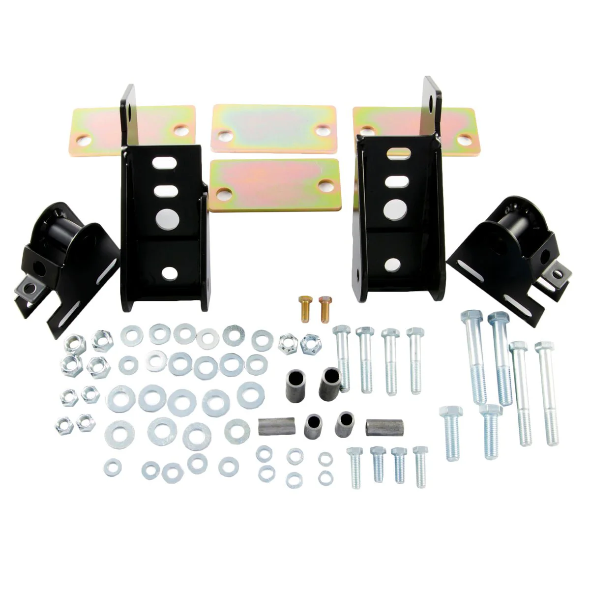 Shackle Reversal System with Bolt-On Spring Hanger Brackets for Jeep CJ (1976-86) with 2" CJ Springs - Image 2