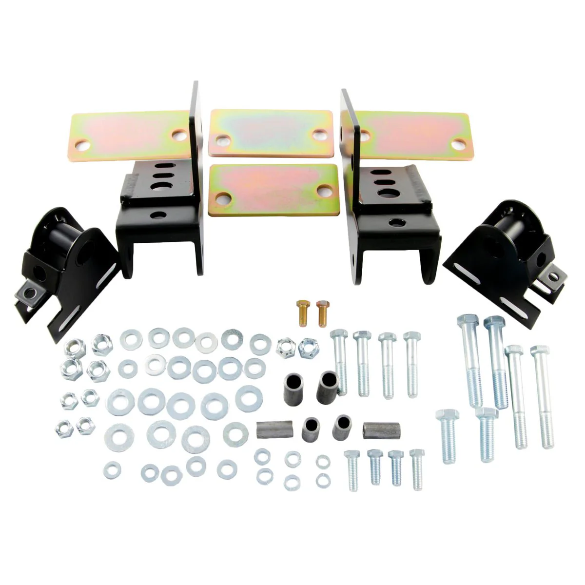 Shackle Reversal System with Bolt-On Spring Hanger Brackets for Jeep CJ (1976-86) with 2" CJ Springs - Image 3
