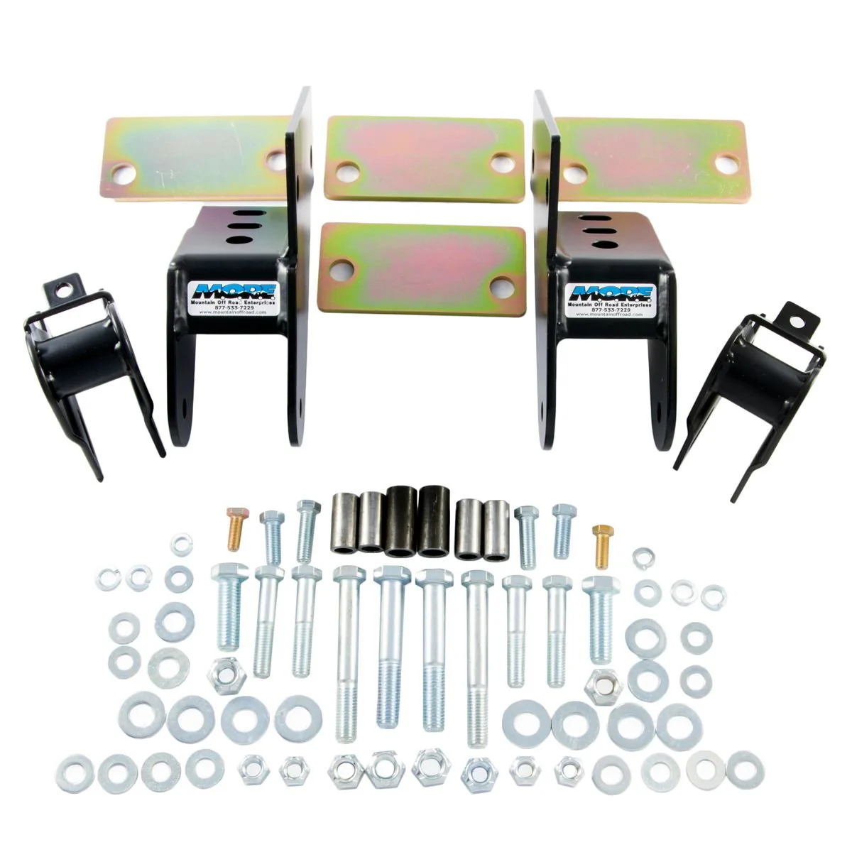 Shackle Reversal System with Bolt-On Spring Hanger Brackets for Jeep CJ (1976-86) with 2" CJ Springs - Image 7