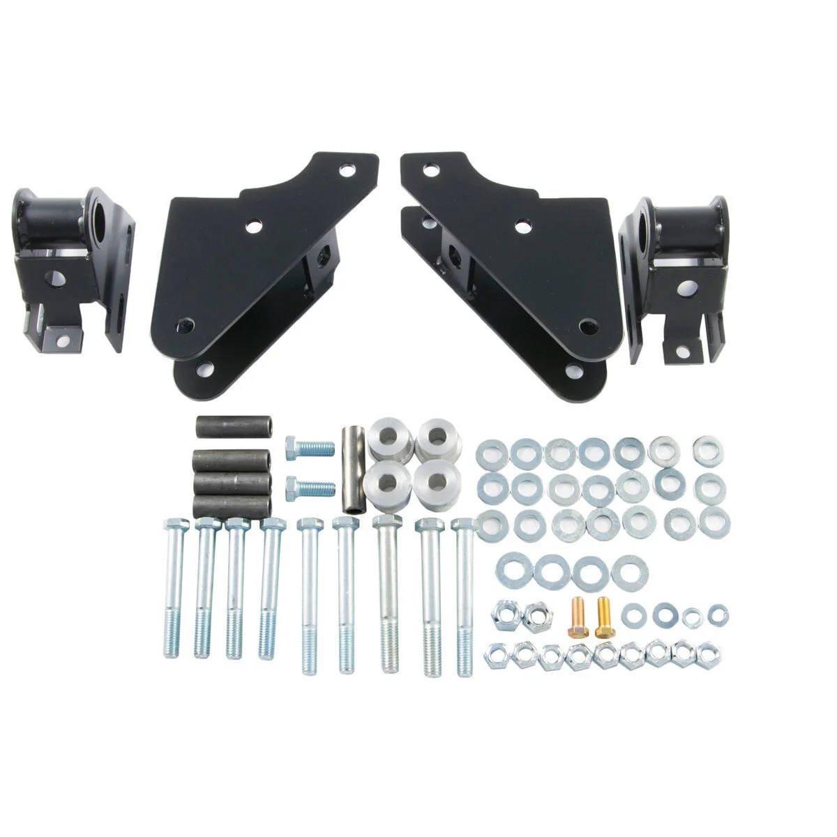 Shackle Reversal System with Bolt-On Spring Hanger Brackets for Jeep Wrangler YJ (1987-95) - Image 4