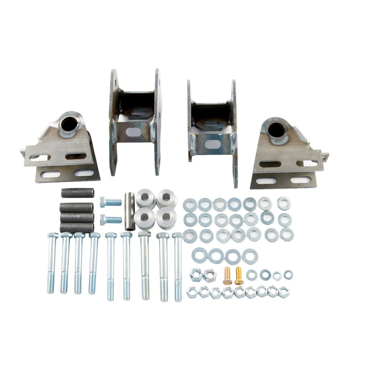 Shackle Reversal System with Bolt-On Spring Hanger Brackets for Jeep Wrangler YJ (1987-95) - Image 9