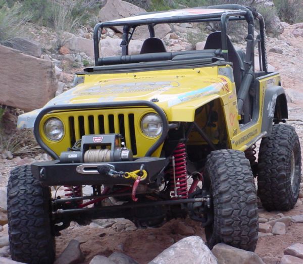 "Rock Proof" Front Bumper: Stubby for Jeep Wrangler TJ (1997-06) / Wrangler Unlimited LJ (2004-06) - Image 2