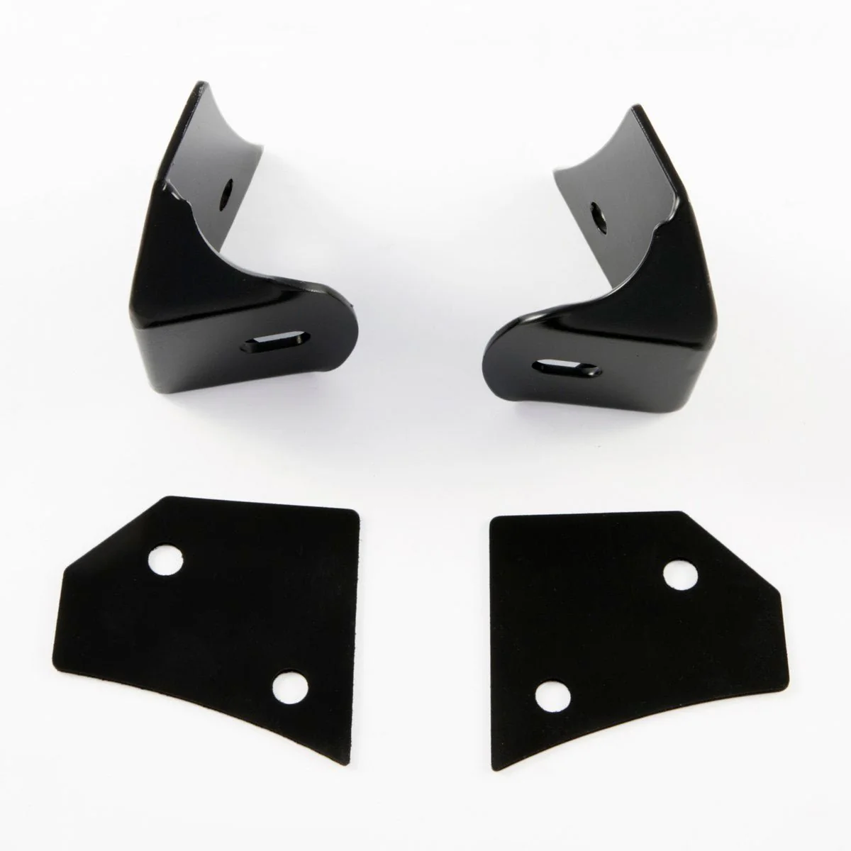 Windshield Light Brackets: Black (07+ JK) - Image 3