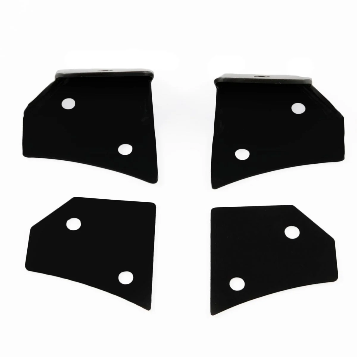 Windshield Light Brackets: Black (07+ JK) - Image 4